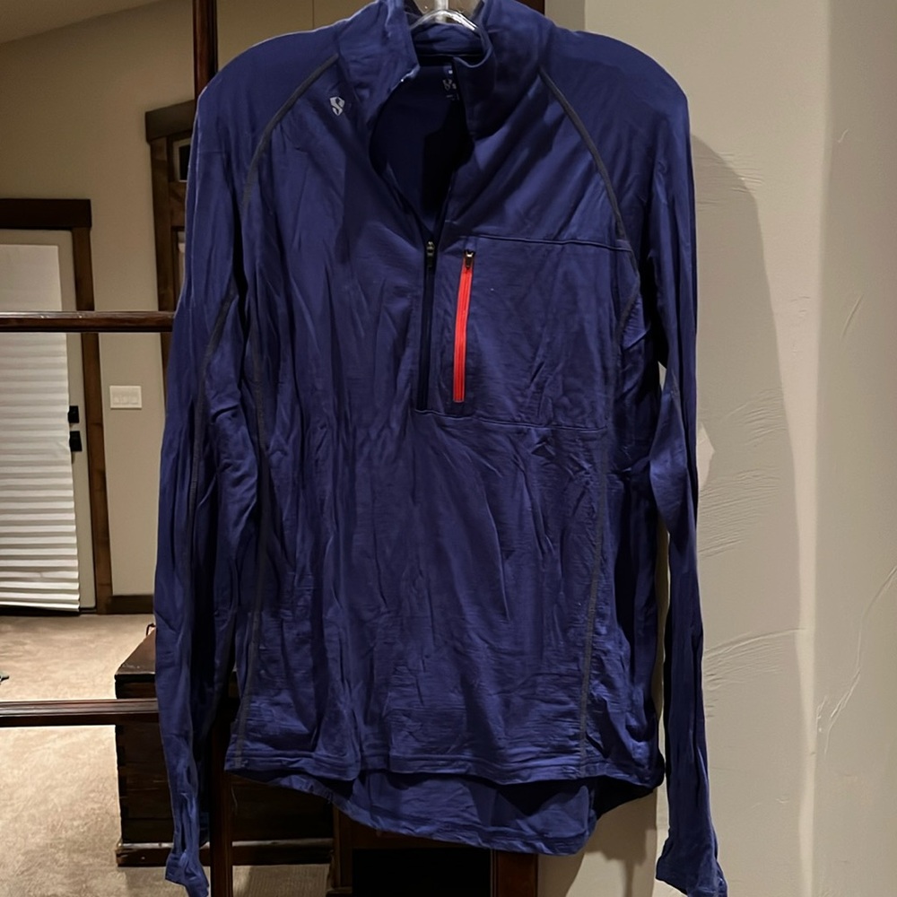 Stoic 100% merino wool 1/4 zip base layer